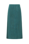 SWAYING/KNIT fragrant cloud yarn skirt SW24SS3B44 sapphire blue